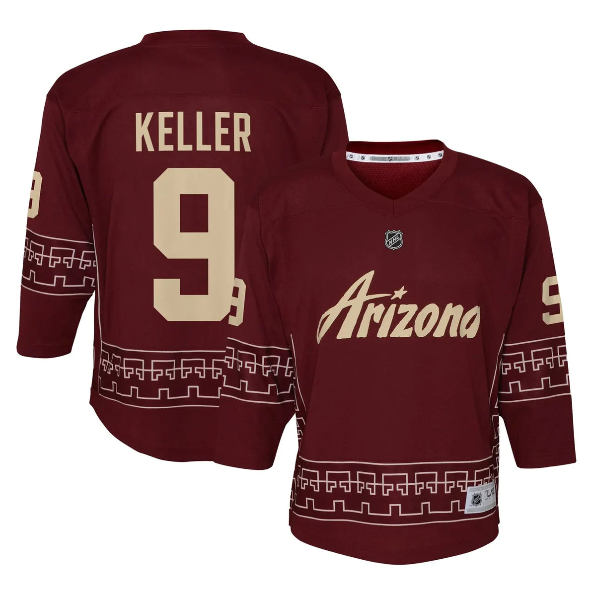 Keller Coyotes Burgundy Jersey - Hình 2