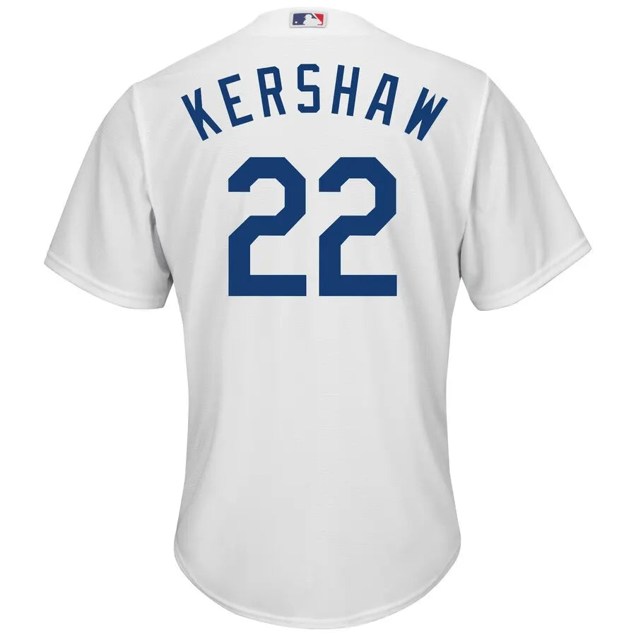 majestic Kershaw Dodgers White Jersey - Hình 3