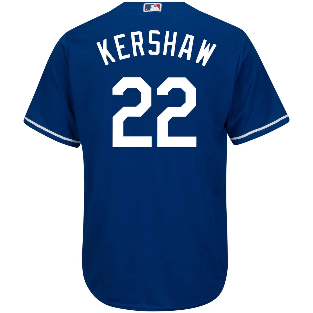 authentic Majestic Kershaw Dodgers Blue Jersey - Hình 4