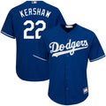 authentic Majestic Kershaw Dodgers Blue Jersey