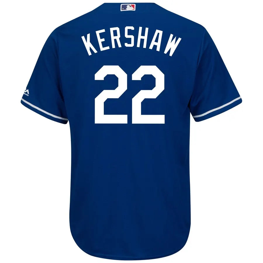 majestic Kershaw Dodgers Blue Jersey - Hình 2