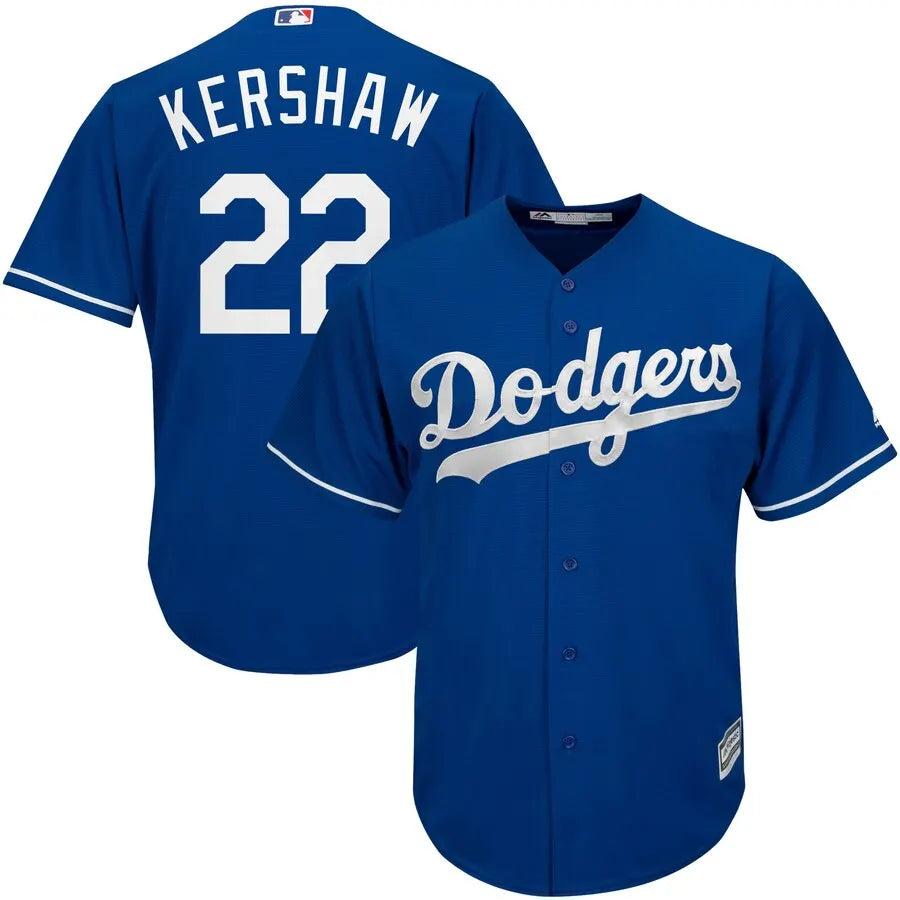 majestic Kershaw Dodgers Blue Jersey