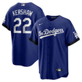 nike Kershaw Dodgers Blue Jersey