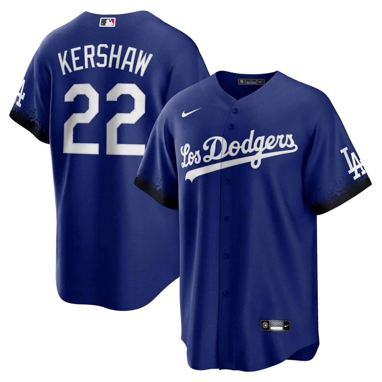 nike Kershaw Dodgers Blue Jersey
