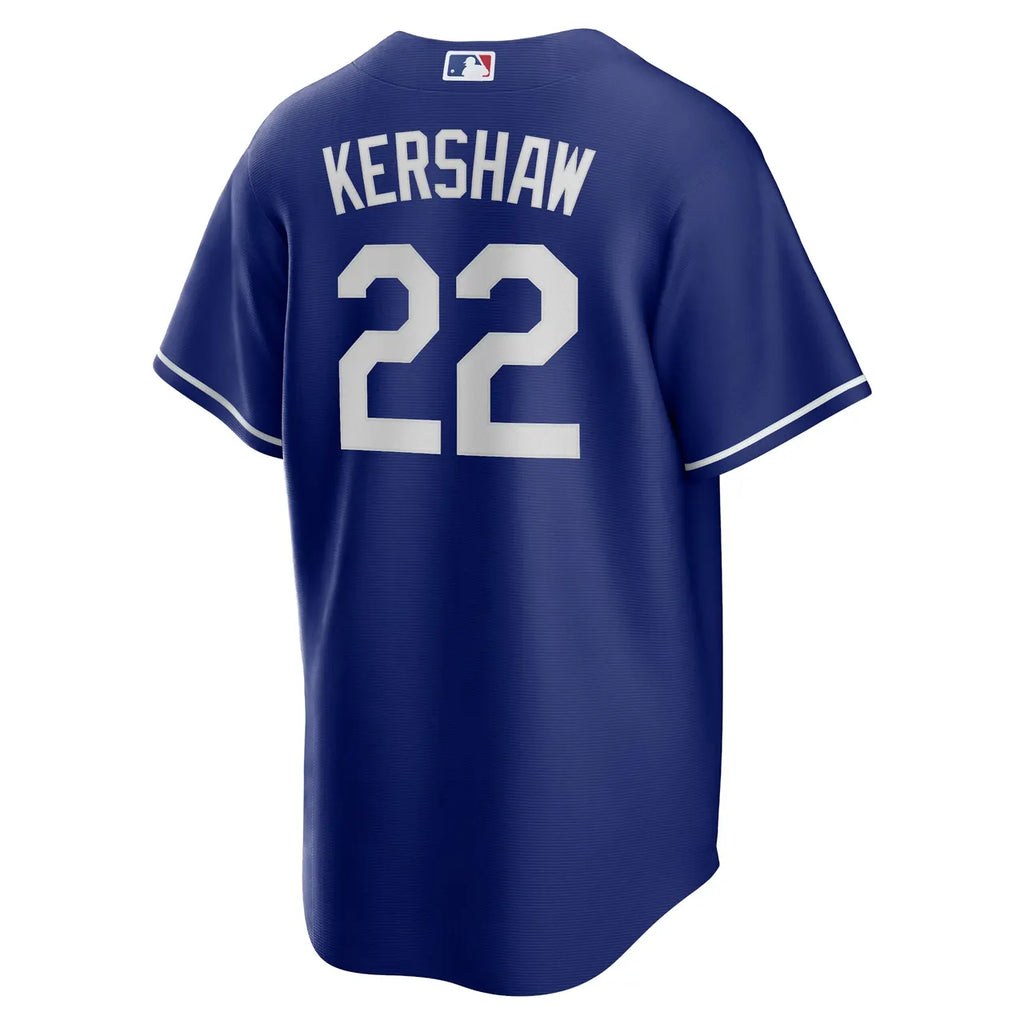 Kershaw Dodgers Blue Jersey - Hình 4