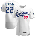 nike home Kershaw Dodgers White Jersey