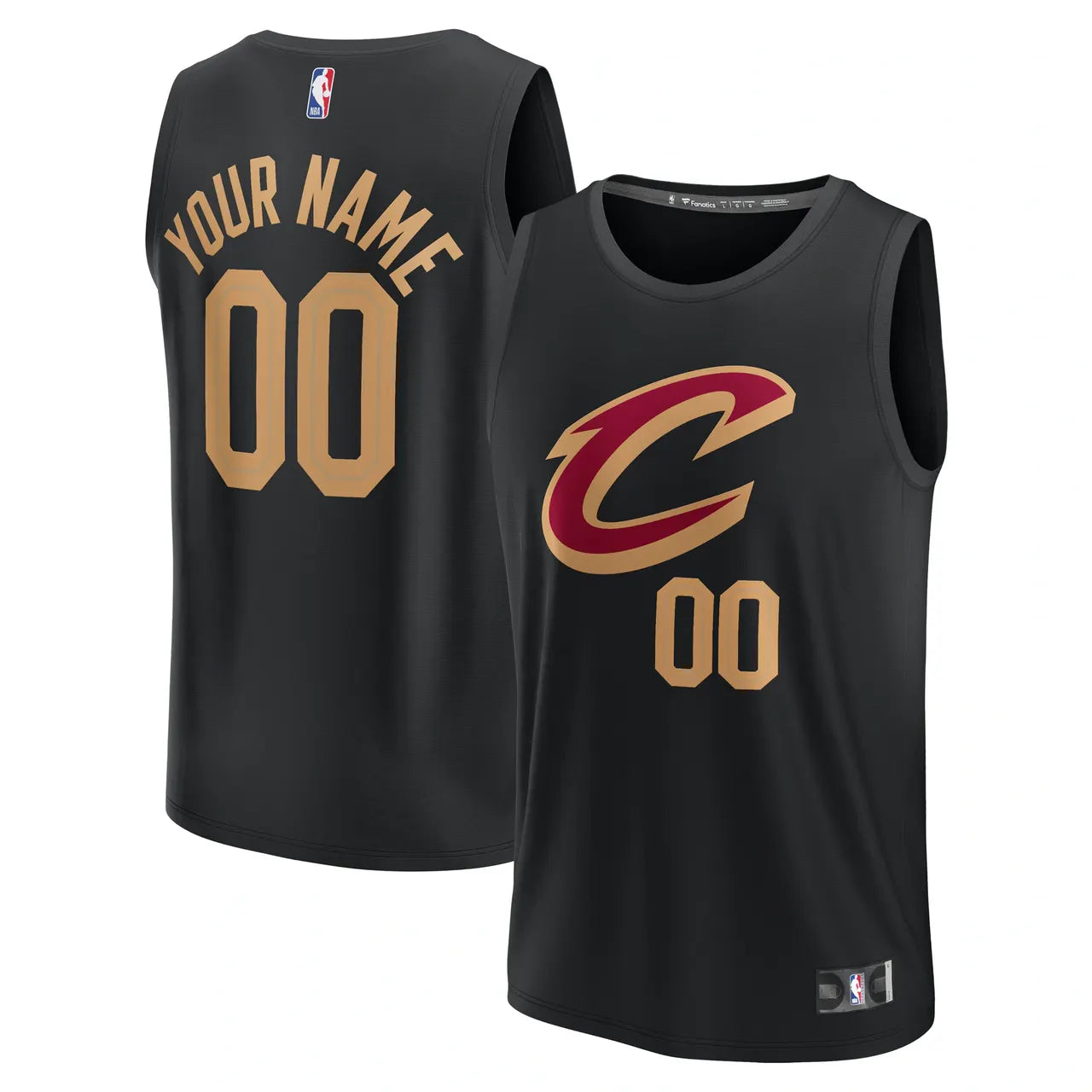 Cavs Black Alternate Custom Jersey