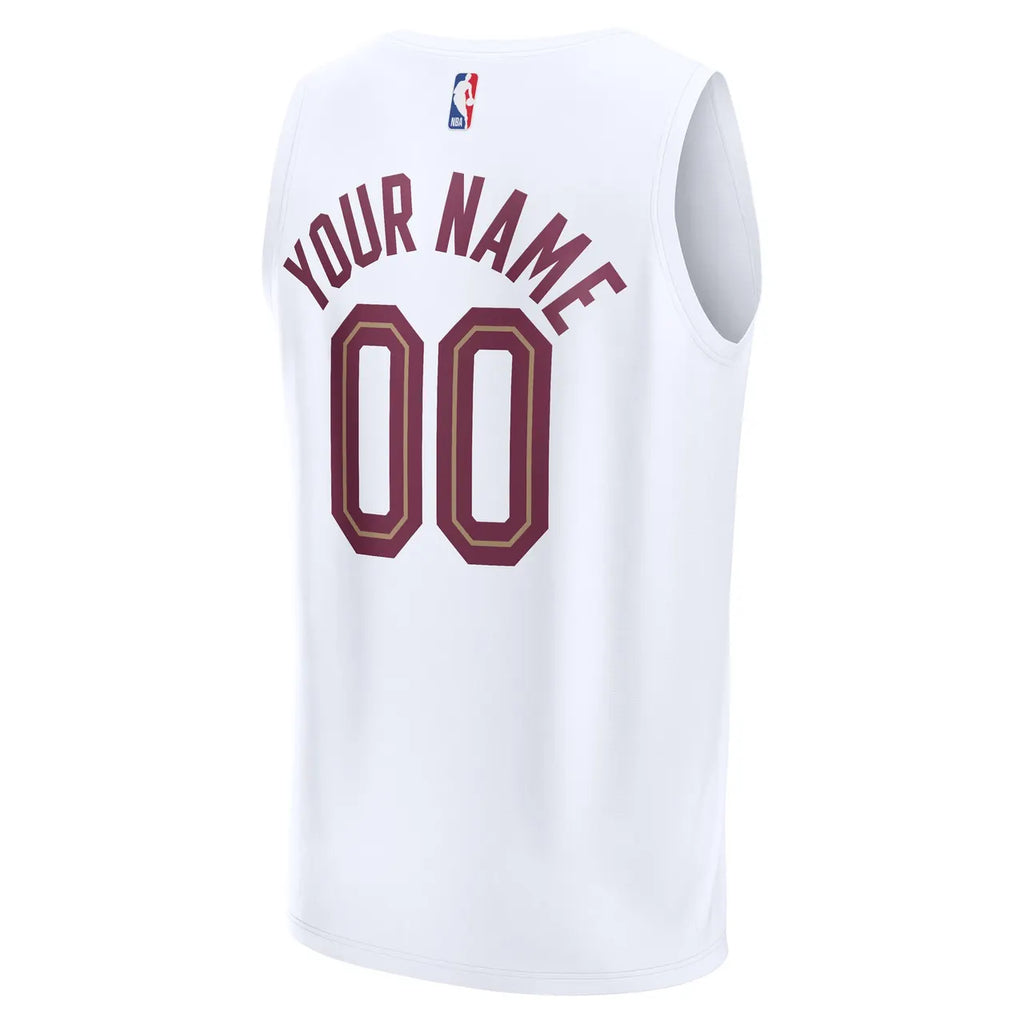 Fanatics Cavaliers White Custom Jersey - Hình 4