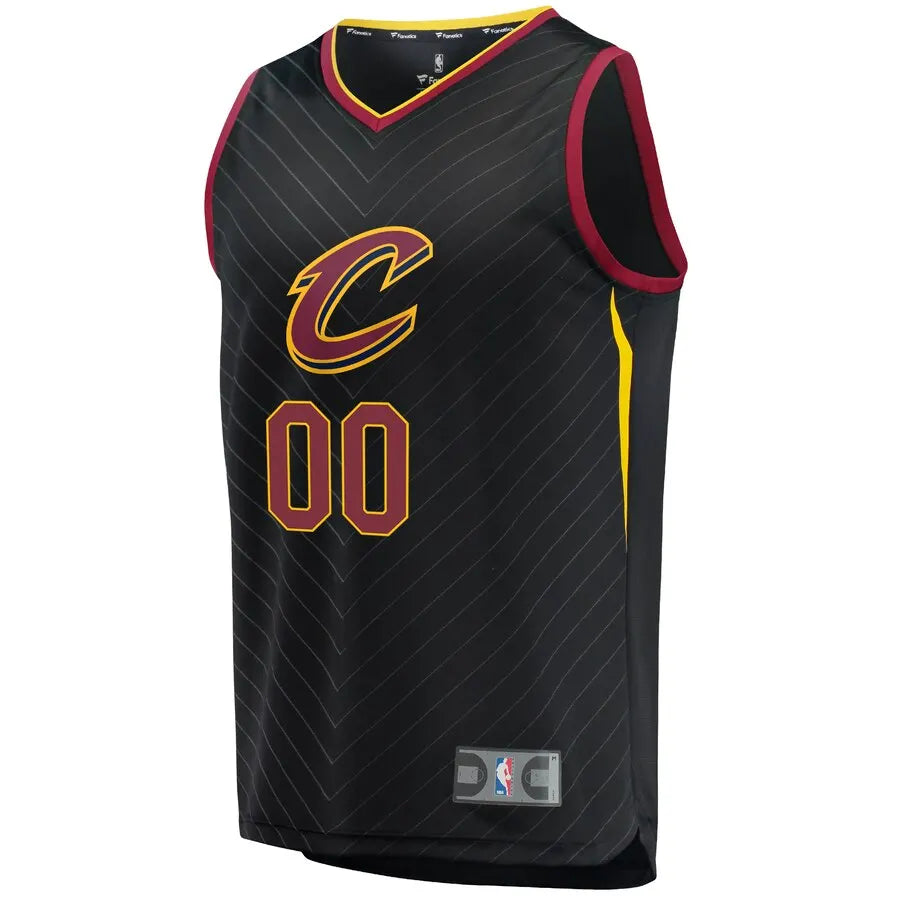 personalized Fanatics Cavs Black Custom Jersey - Hình 2