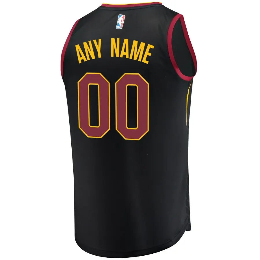 personalized Fanatics Cavs Black Custom Jersey - Hình 3
