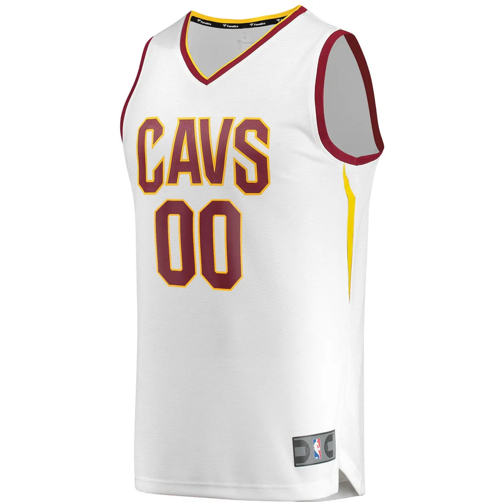 Fanatics Cavs White Custom Jersey - Hình 3