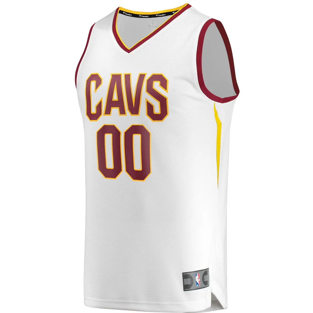 Fanatics Cavs White Custom Jersey - Hình 3