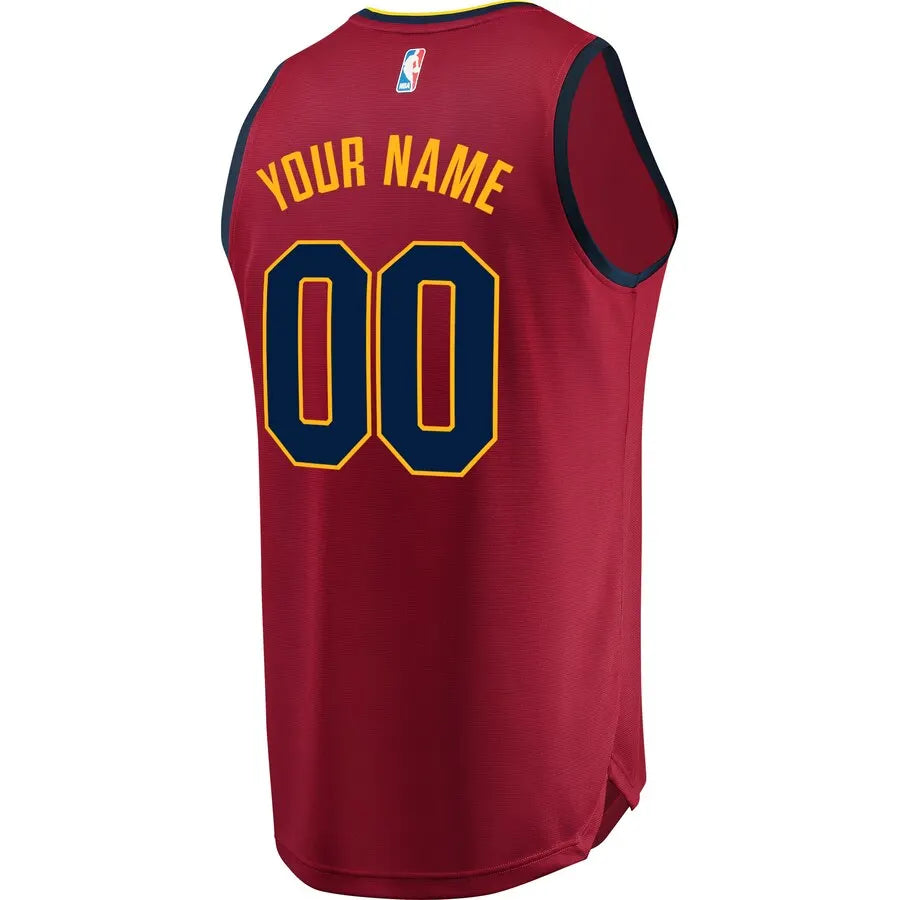 Cleveland Maroon Custom Jersey - Hình 2