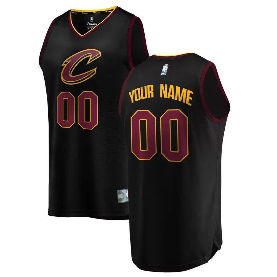Cavs Black Custom Jersey fanatics