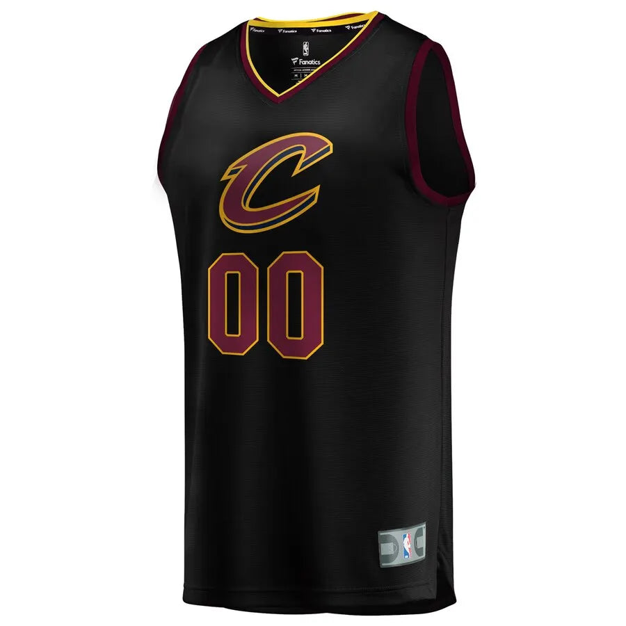 Cavs Black Custom Jersey fanatics - Hình 2