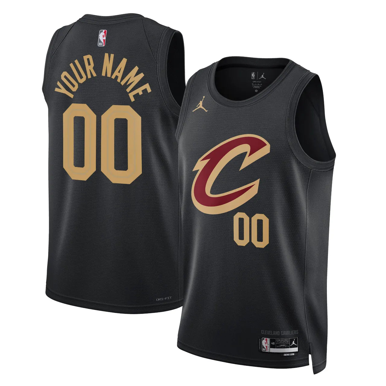 Jordan Cavs Black Statement Jersey