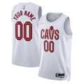 Cavs White Custom Jersey