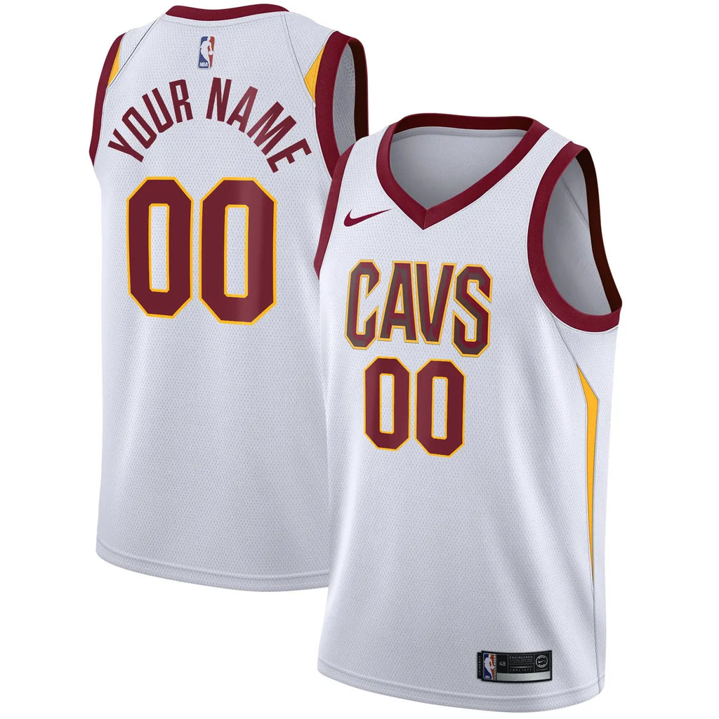 Cavs White Custom Jersey - Hình 2