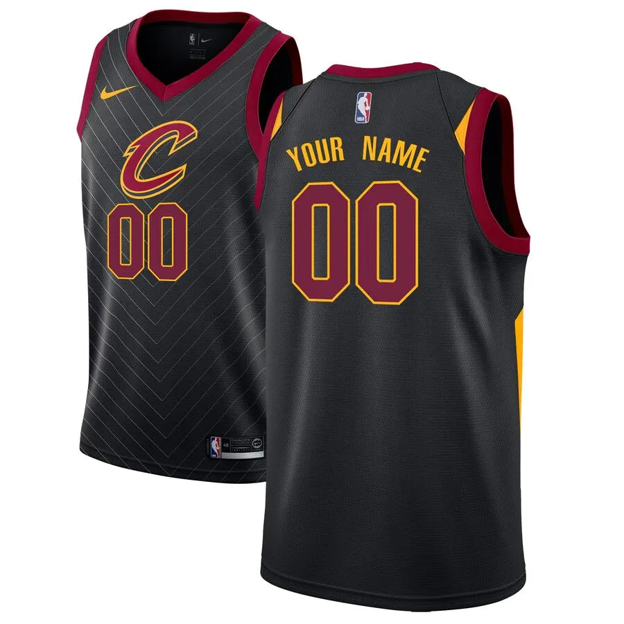 nike alternate Cavaliers Black Custom Jersey