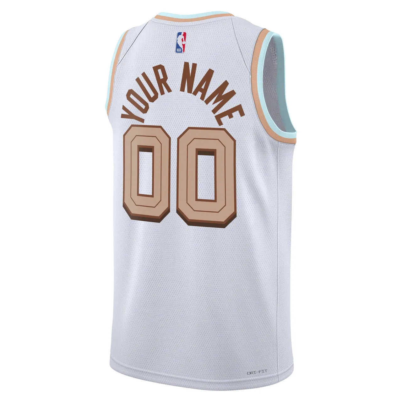 Nike Cavs White "The Land" Custom Jersey - Hình 3