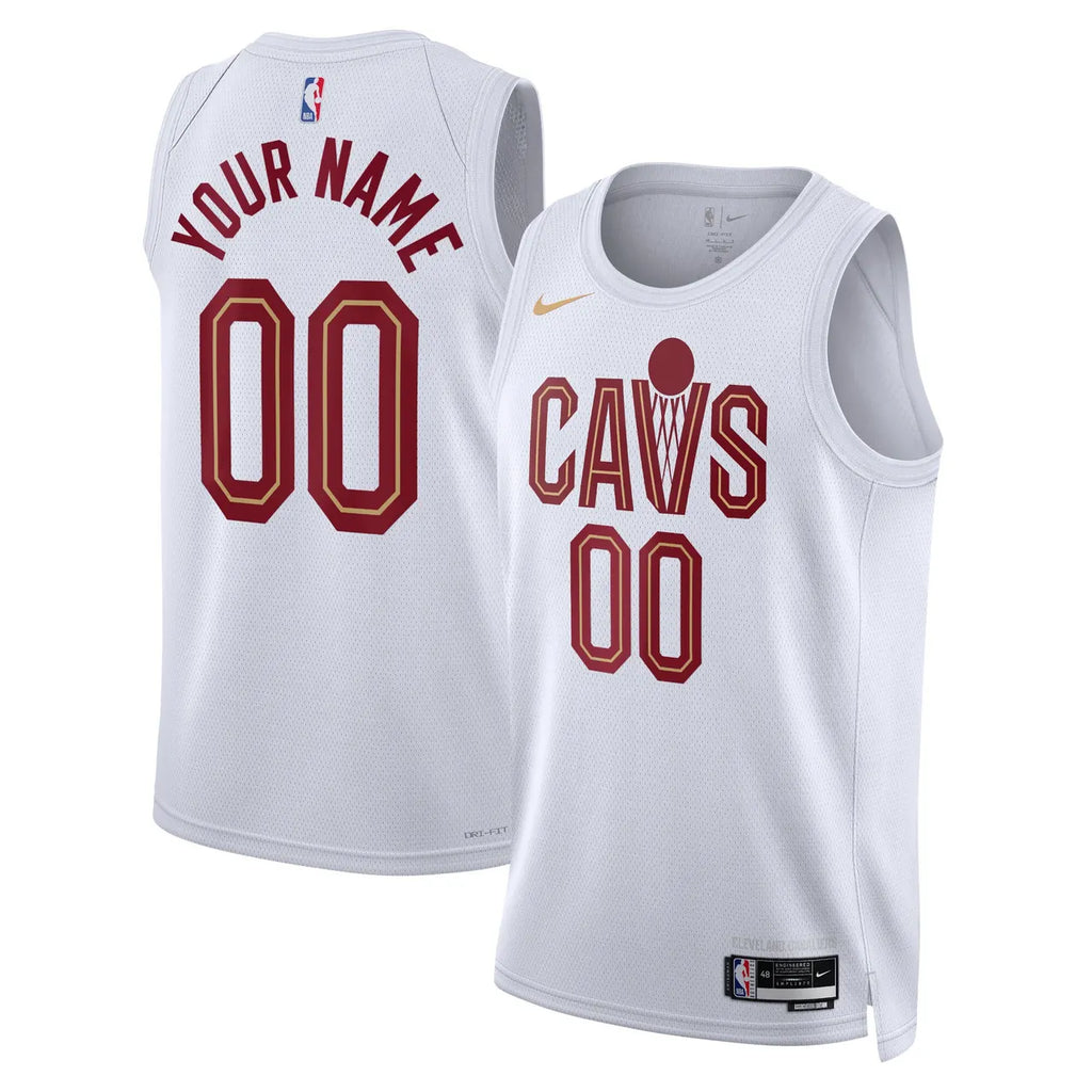 nike Cavaliers White Custom Jersey - Hình 2