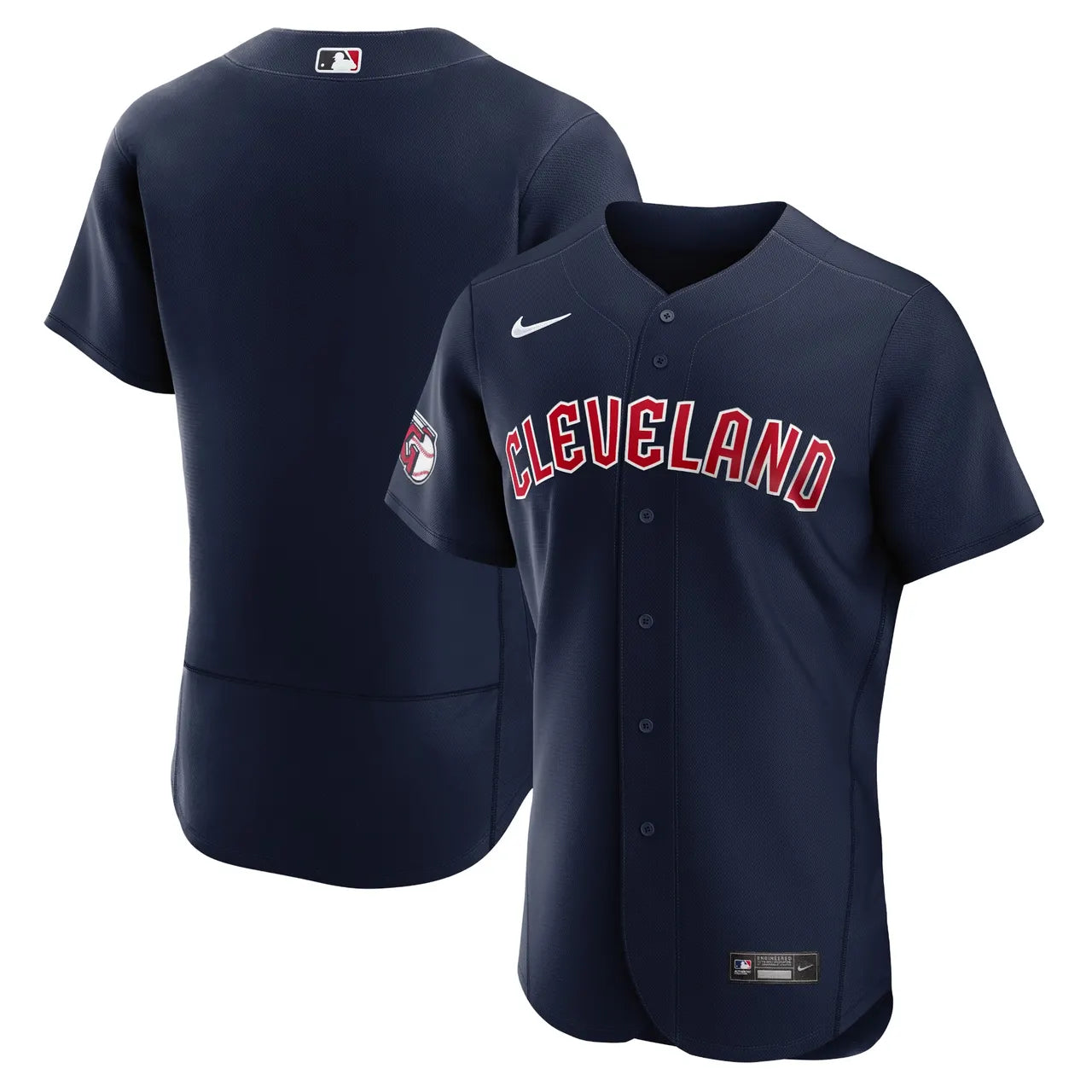 nike authentic Cleveland Guardians Navy Jersey