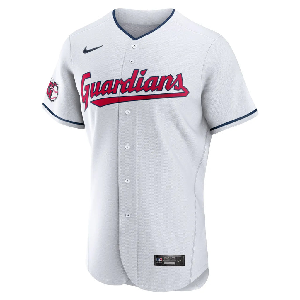nike mlb Guardians White Home Jersey - Hình 3