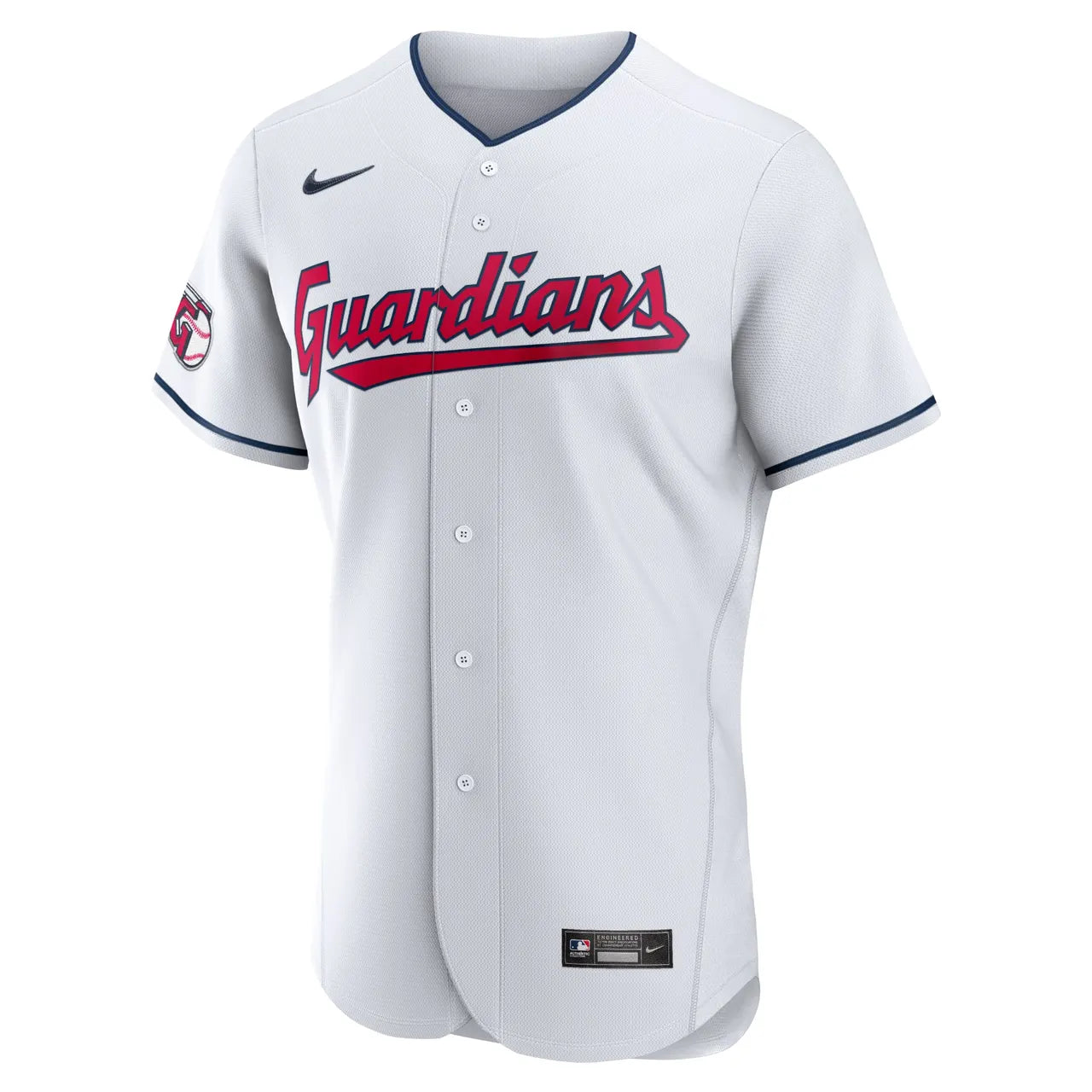 nike mlb Guardians White Home Jersey - Hình 3