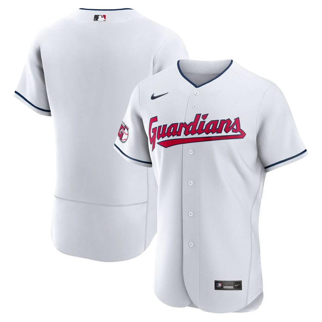 nike mlb Guardians White Home Jersey