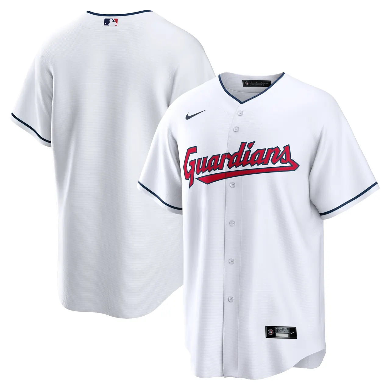 Guardians White Home Jersey