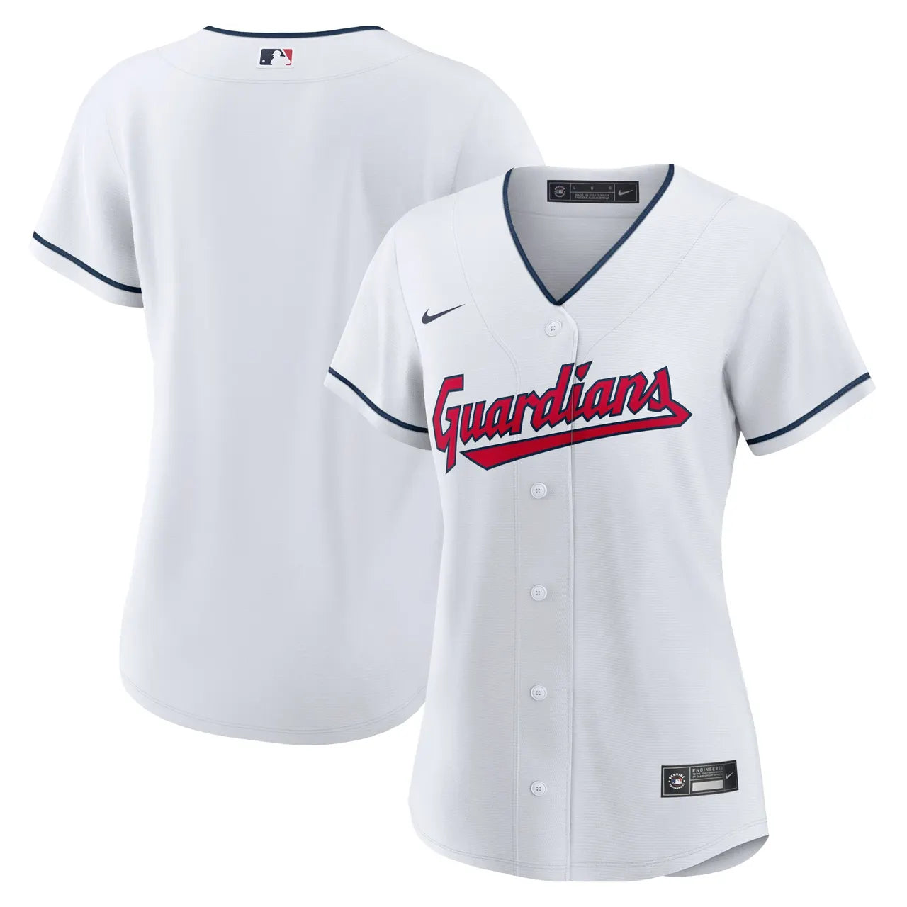 Guardians Women's White Home Jersey - Hình 2