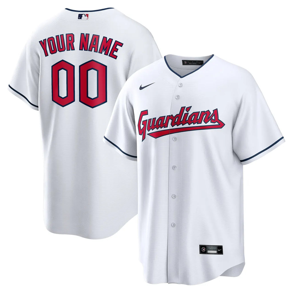 Guardians White Home Custom Jersey - Hình 2