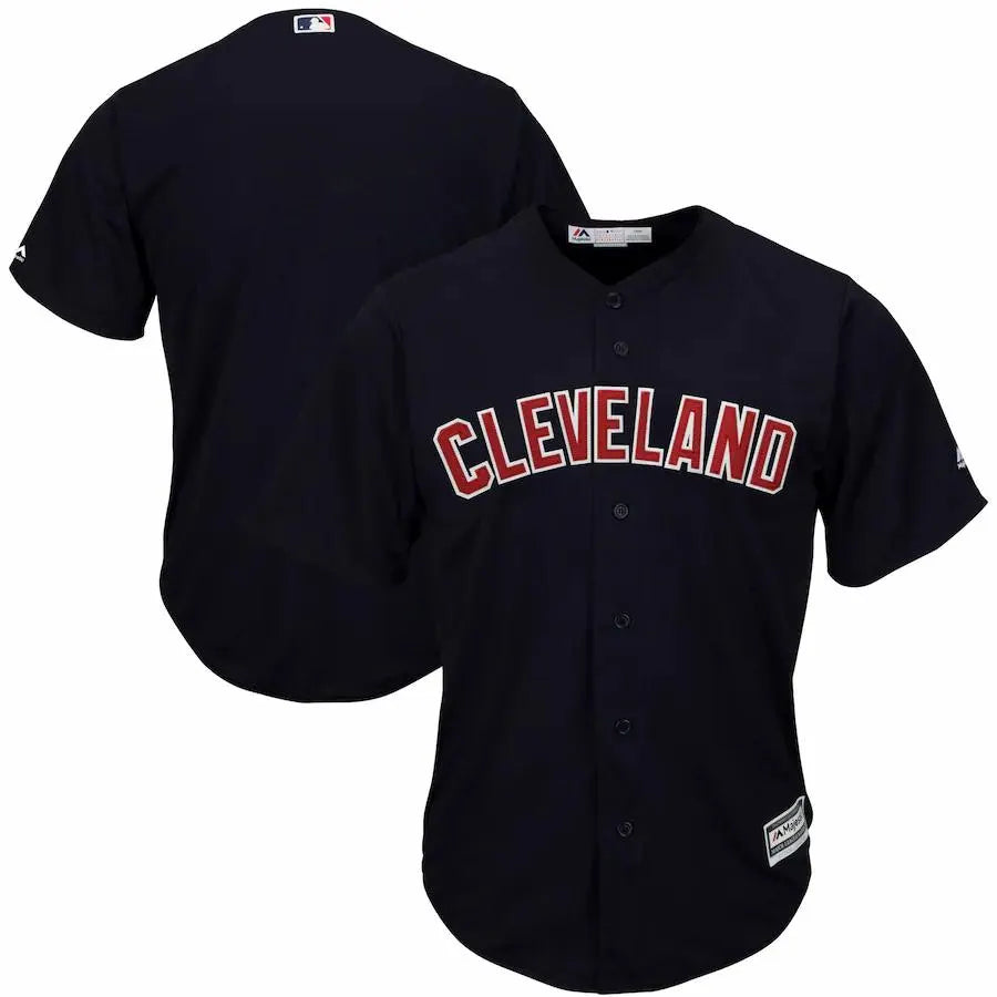 Majestic Cleveland Navy Jersey