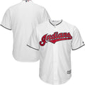 mlb Majestic Indians White Home Jersey