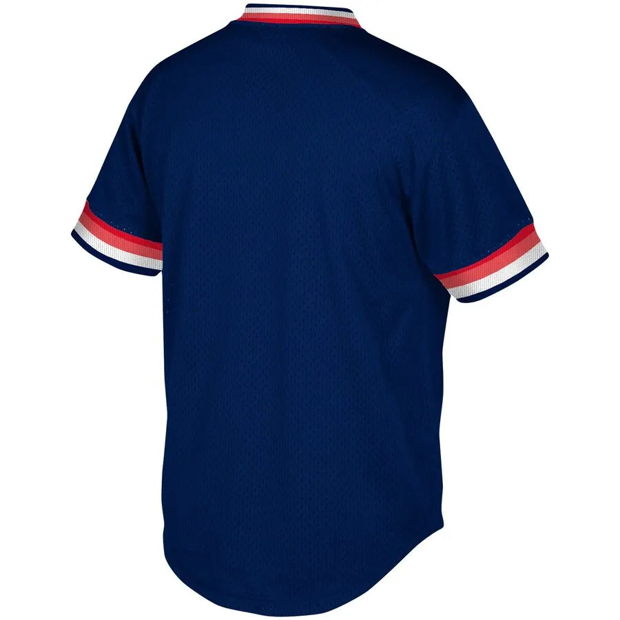Indians Blue Mesh Jersey - Hình 3