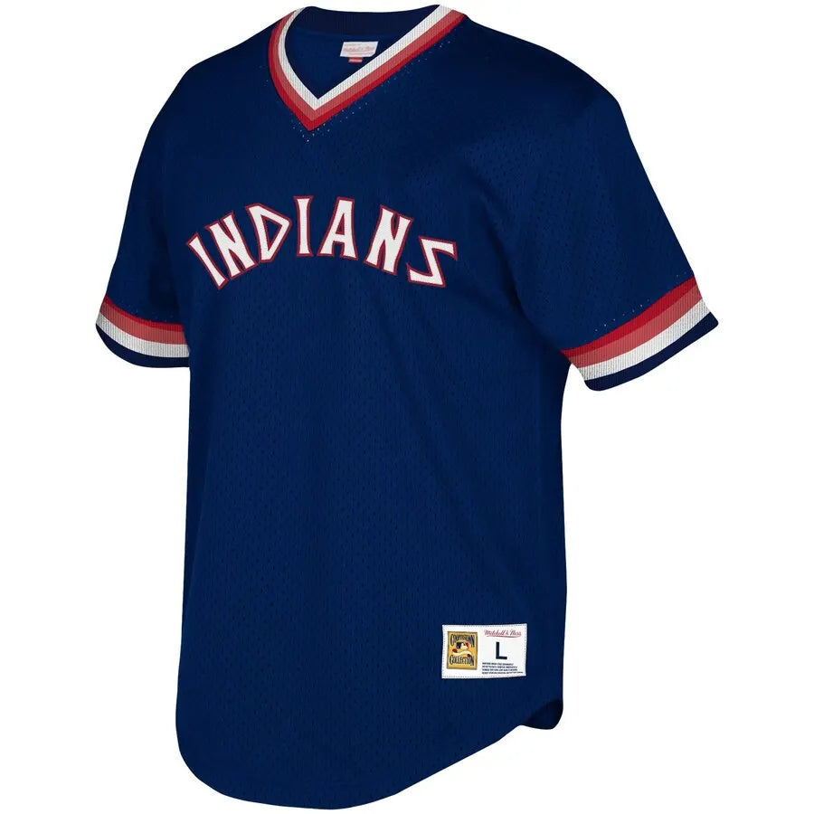 Indians Blue Mesh Jersey - Hình 2