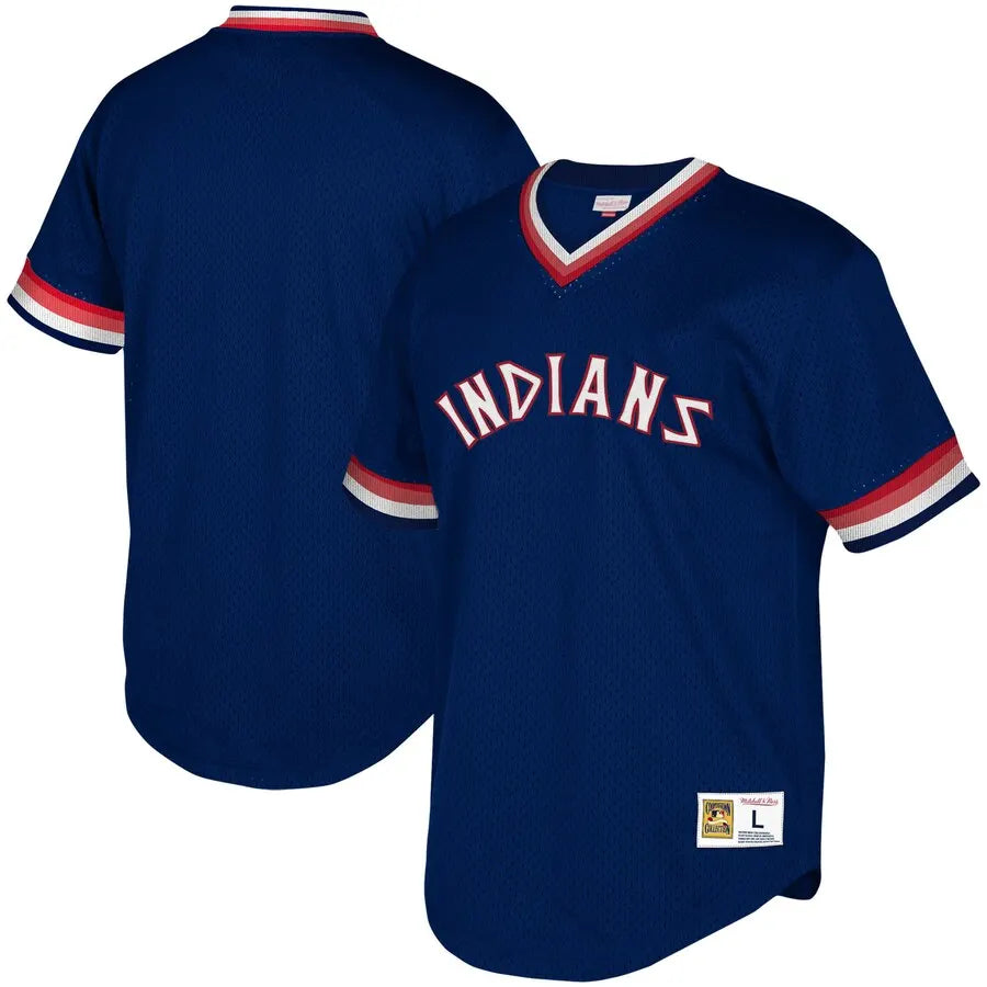 Indians Blue Mesh Jersey