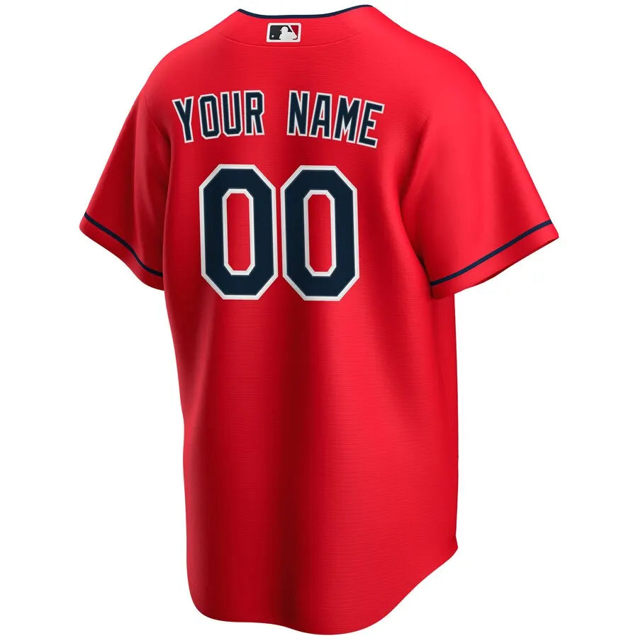 Indians Red Custom Jersey - Hình 3