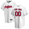 Indians White Custom Jersey