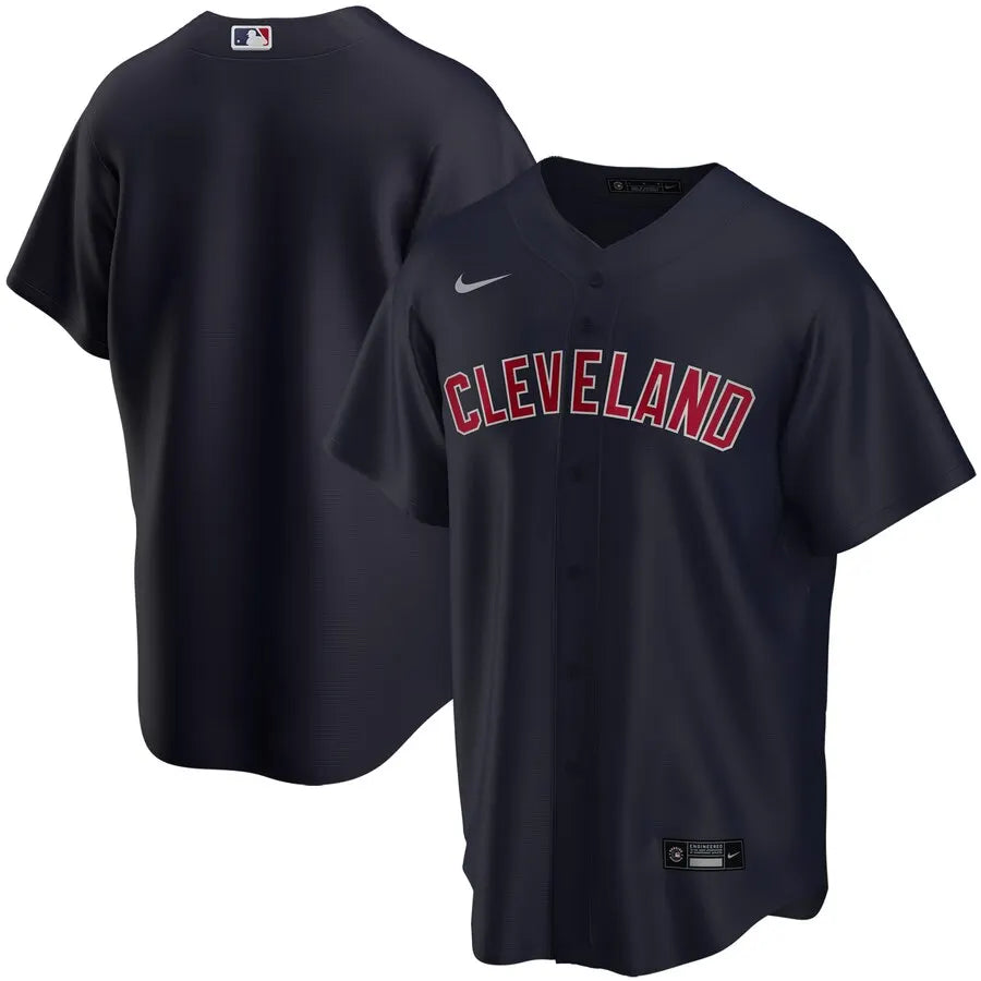 cleveland Guardians Nike Navy Jersey