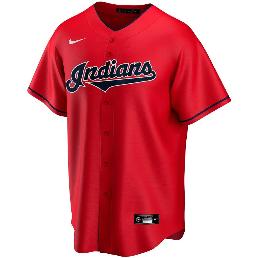 Indians Red Alternate Jersey - Hình 2