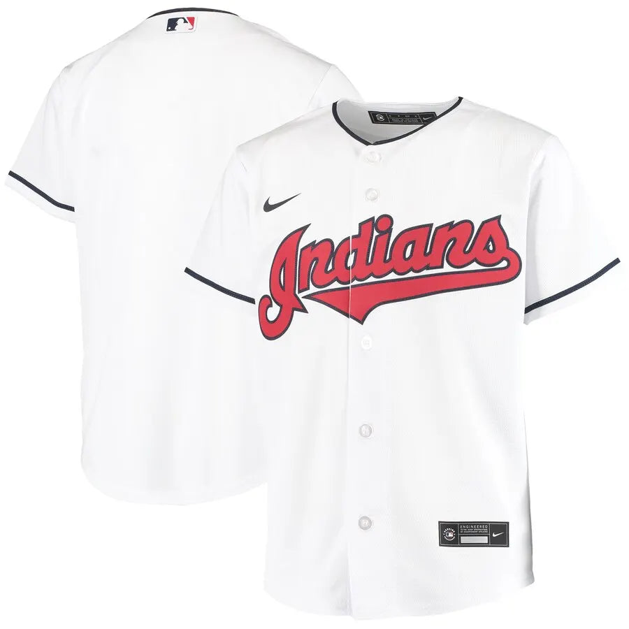 Indians White Home Jersey
