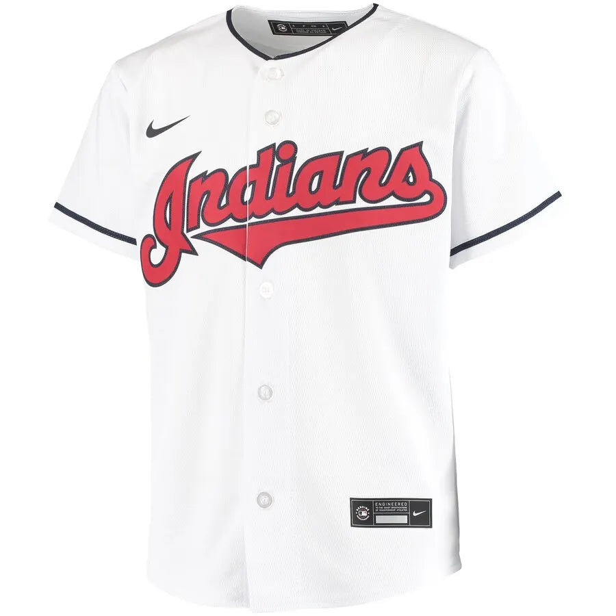 Indians White Home Jersey - Hình 2