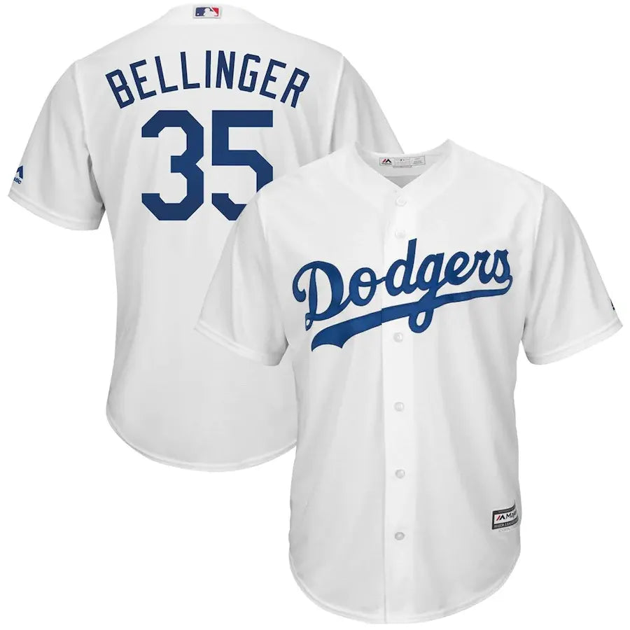 Bellinger Dodgers White Jersey majestic