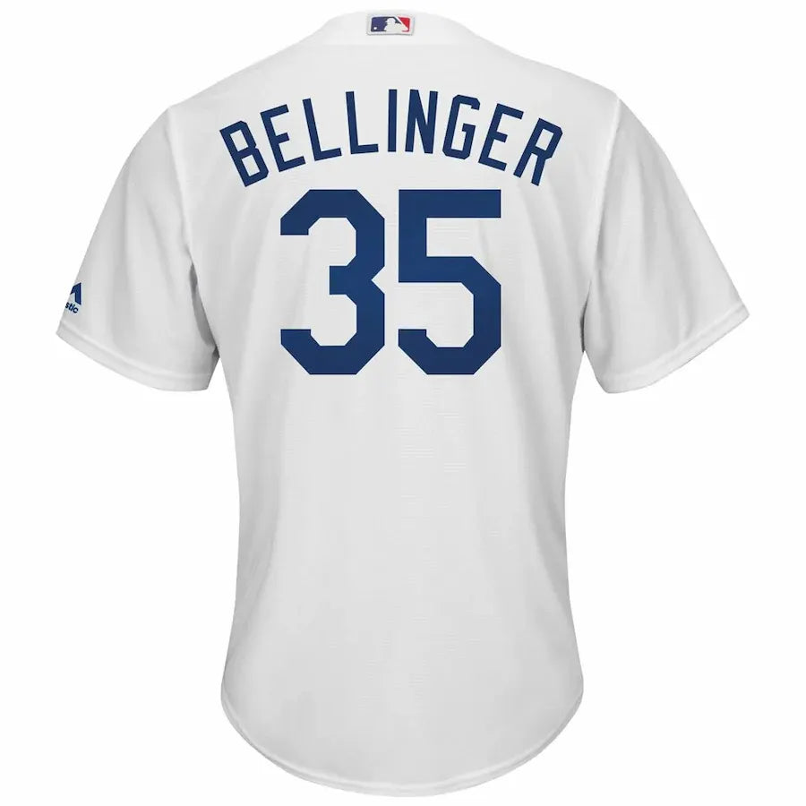 Bellinger Dodgers White Jersey majestic - Hình 3