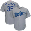 majestic Bellinger Dodgers Gray Jersey