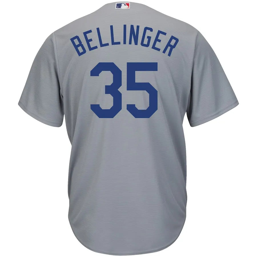majestic Bellinger Dodgers Gray Jersey - Hình 3