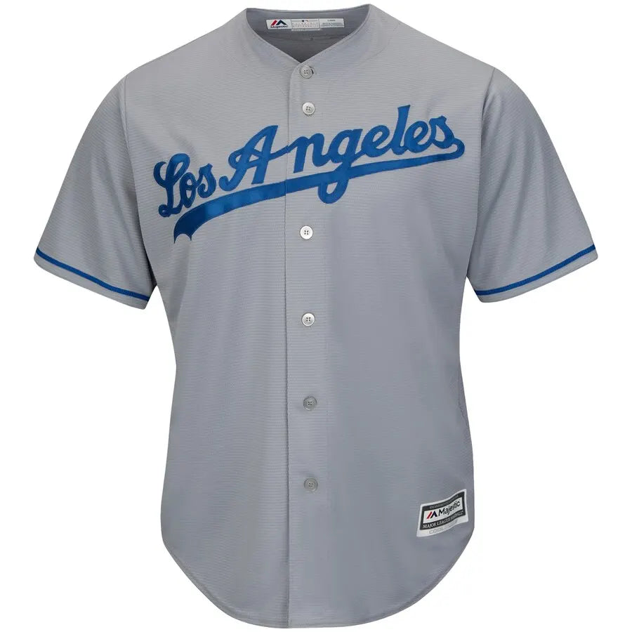 majestic Bellinger Dodgers Gray Jersey - Hình 2