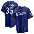 nike alternate Bellinger Dodgers Blue Jersey