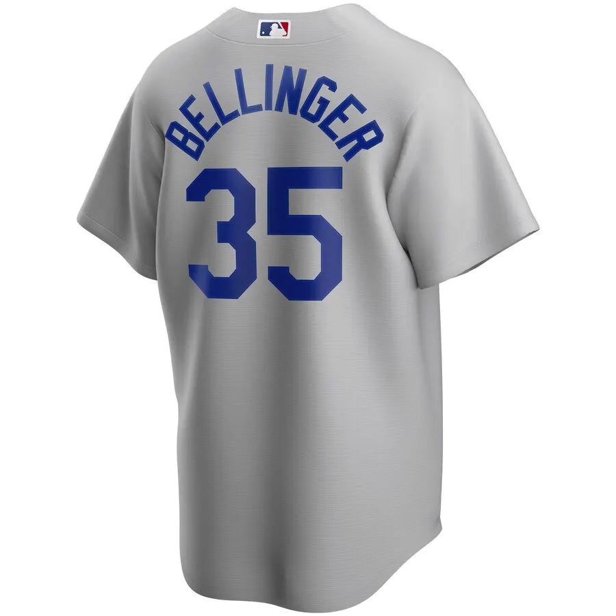 Bellinger #35 Dodgers Gray Jersey - Hình 3